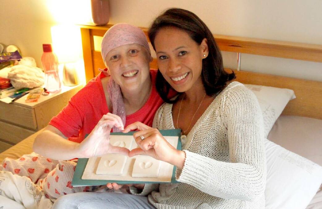 LOVE: Photographer Marie Ramos has created 'A Heart As Big As Yours' to honour Connie and raise funds in the fight against cancer. Contribute your own print this Friday at City Church Nowra. Photo: Love Your Sister Facebook page. 