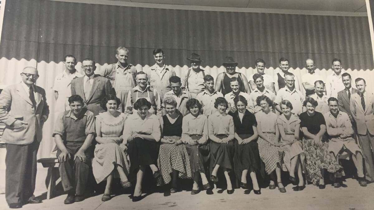 Staff at the newly opened factory. Photo: Shoalhaven Historical Society. 