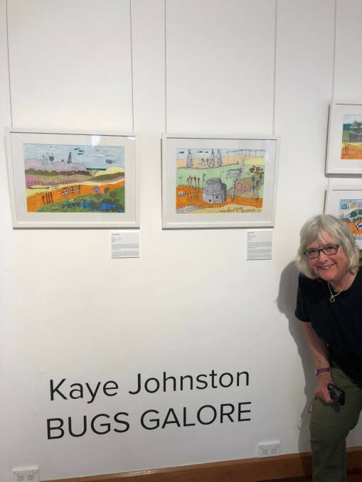CREEPY CRAWLIES: Kaye Johnston' exhibition will be at the Shoalhaven Regional Gallery until Saturday, December 1. Photo: contributed. 