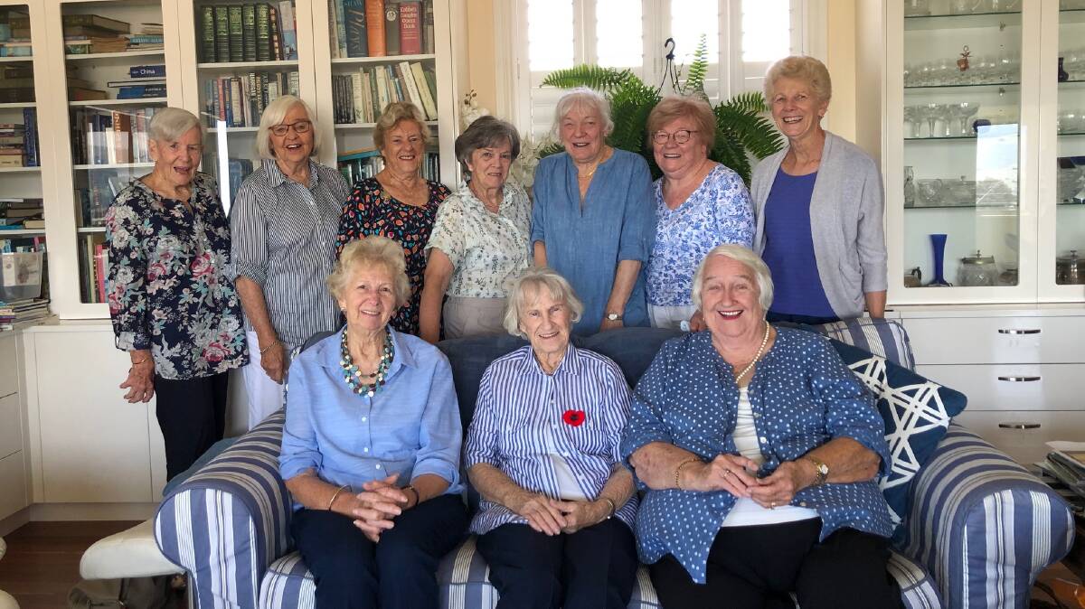 Members have worked tirelessly to create beautiful craft work for the craft stall over many years. Front:: Dawn Miller, Joyce Sharpe and Margaret Weir. Back: Joycelyn Humphreys, Edith Burgess, Mena Sharpe, Barbara Donald, Gwen Wishart, Suzanne St Claire and Sue Demetreson. Photo: supplied. 