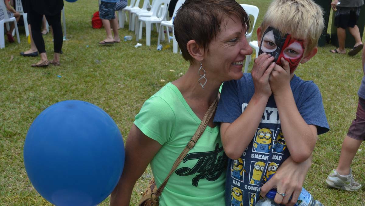Kelly and Kayne Bruce enjoy a previous year's celebration at Parramatta Park.
