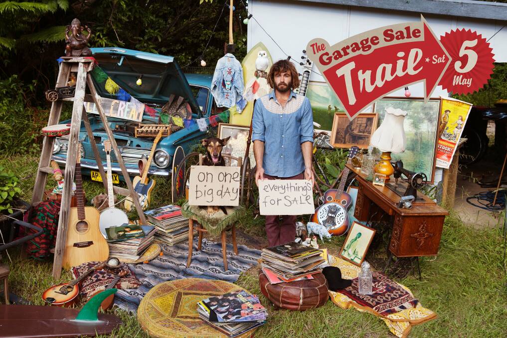 Musician Angus Stone is an ambassador for Garage Sale Trail. Kangaroo Valley's own garage sale bonanza will be held on October 19.