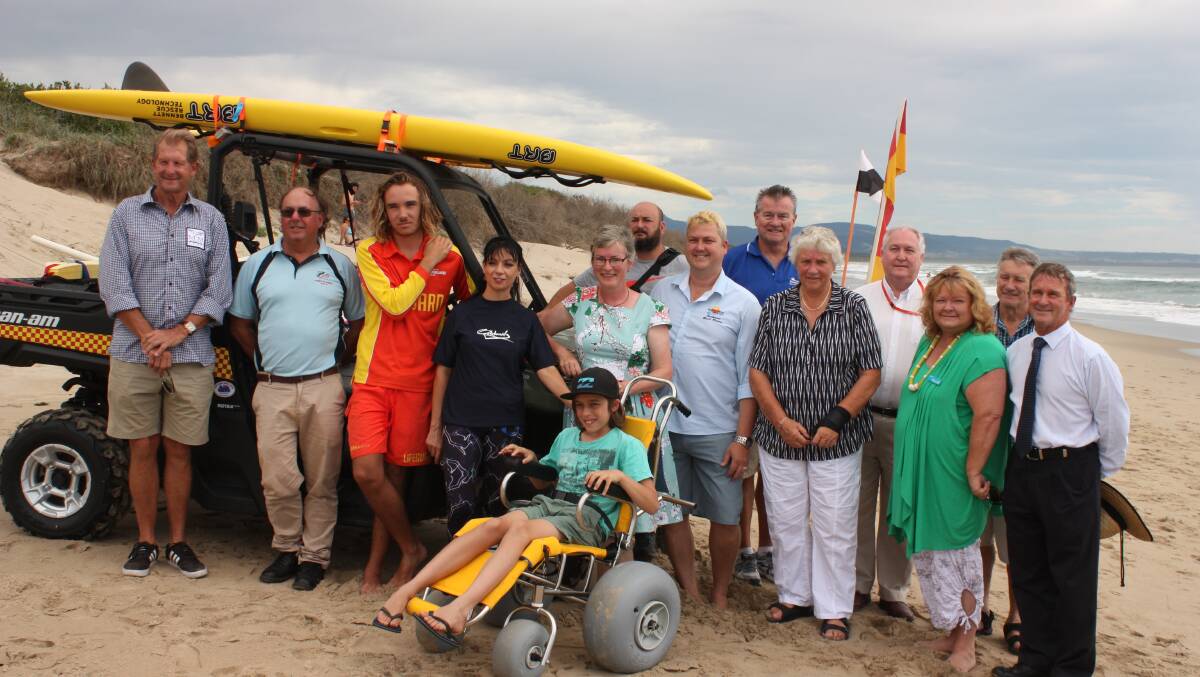 BEACH DAYS: Ten beach wheelchairs have been made available across the Shoalhaven. 