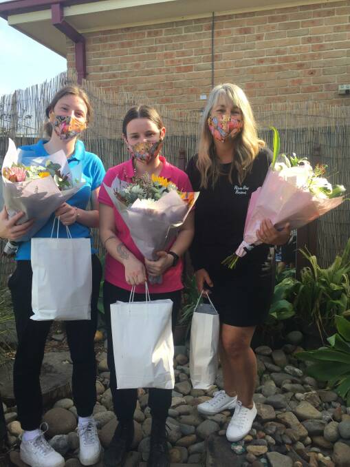 Eductor Storm Toms, Jessica Hudson and Fiona Windell. It may be a small preschool with only four permanent educators but educational leader Kimberlie Johnson said that's what makes the nomination such an honour. Photo supplied. 