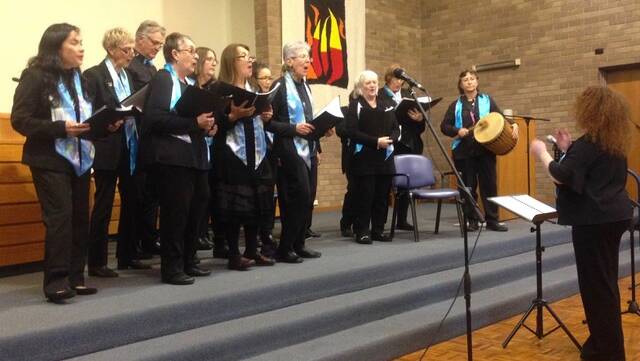 Raised Voices Community choir will sing at Tomerong Hall later this month. Photo supplied.