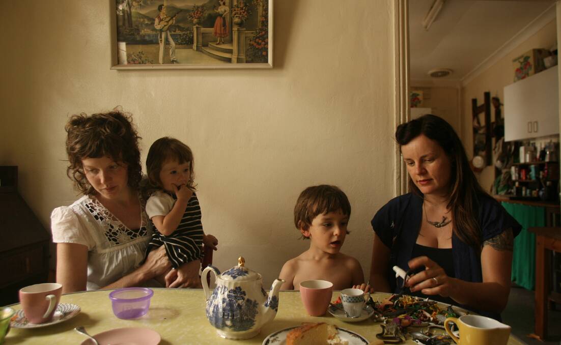 An image from Dean's Motherhood series, which she created shortly after the birth of her daughter. Photo: Tamara Dean. 