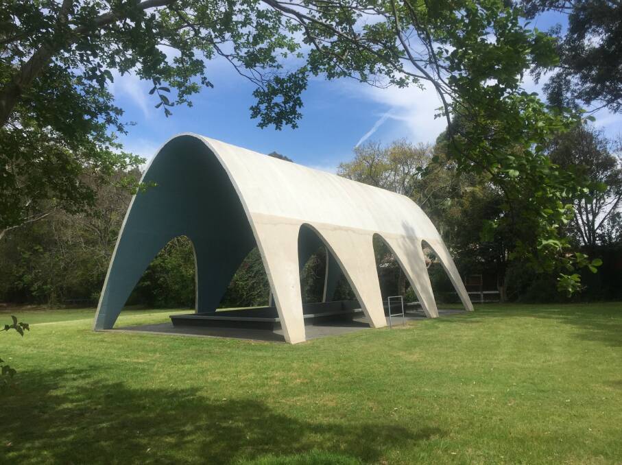 TODAY: The boat pavilion stands proudly in Moorhouse Park.