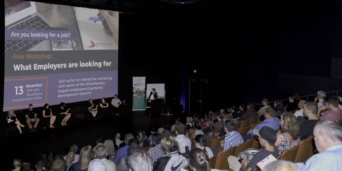 Almost 120 job seekers from across the Shoalhaven attended the free workshop hosted by the Shoalhaven Business Chamber. Photo: supplied. 