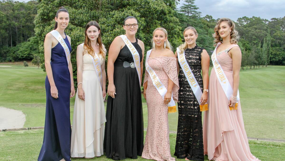 EXPERIENCE AHEAD: The 2019 Nowra Showgirl entrants. Entries are now open for 2020 Showgirls. Photo: MKE Photography. 