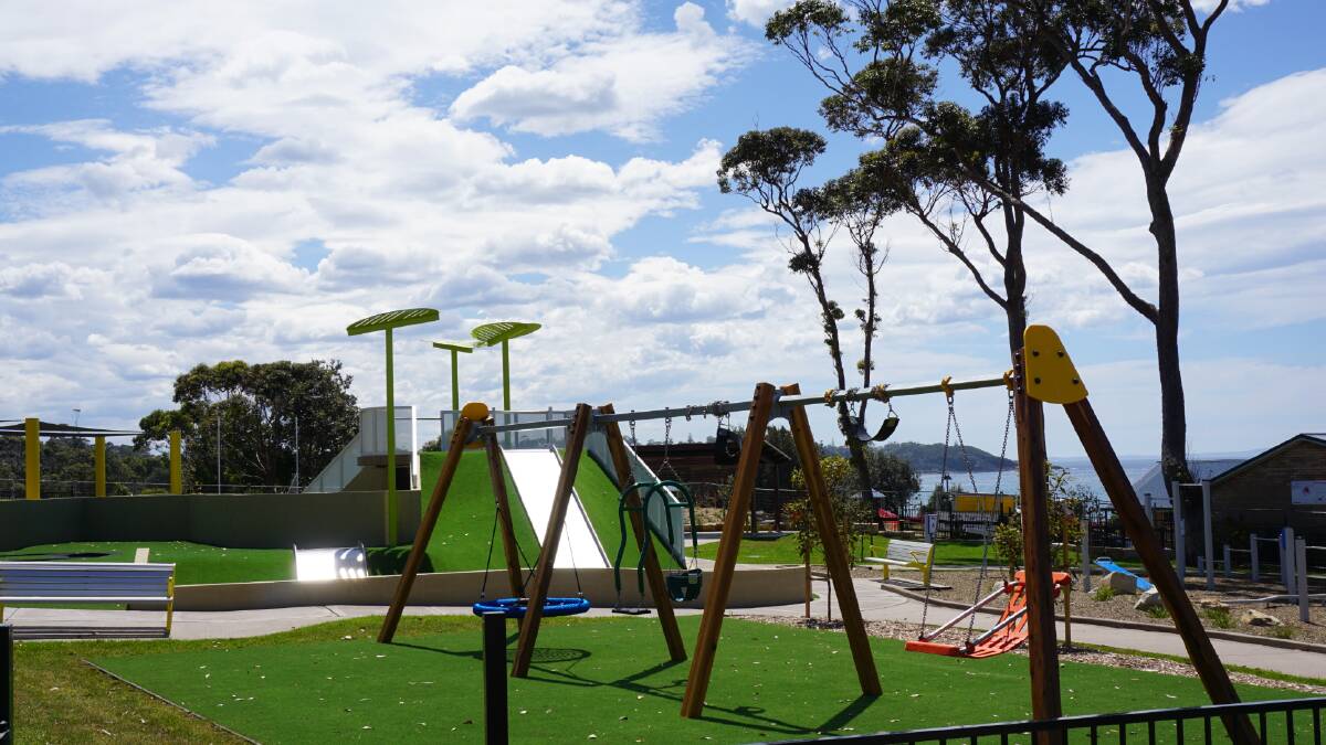 The all-inclusive park at Mollymook Beach Reserve. 