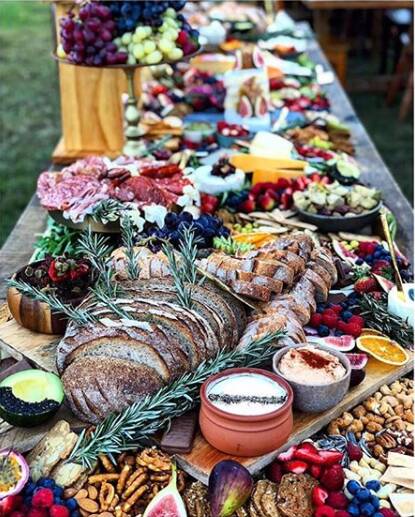MOUTH WATERING: South Coast Catering Collective will provide a delicious grazing table. Instagram @southcoast_cateringcollective
