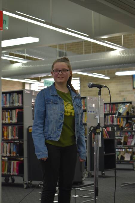 YOUNG WRITER: Belle's interest in slam poetry was piqued after her English teacher at Bomaderry High School showed students videos of other performers. Photo: contributed. 