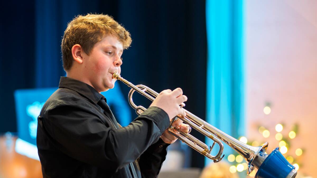 Matthew Hyam (trumpet solo) Photo: supplied.