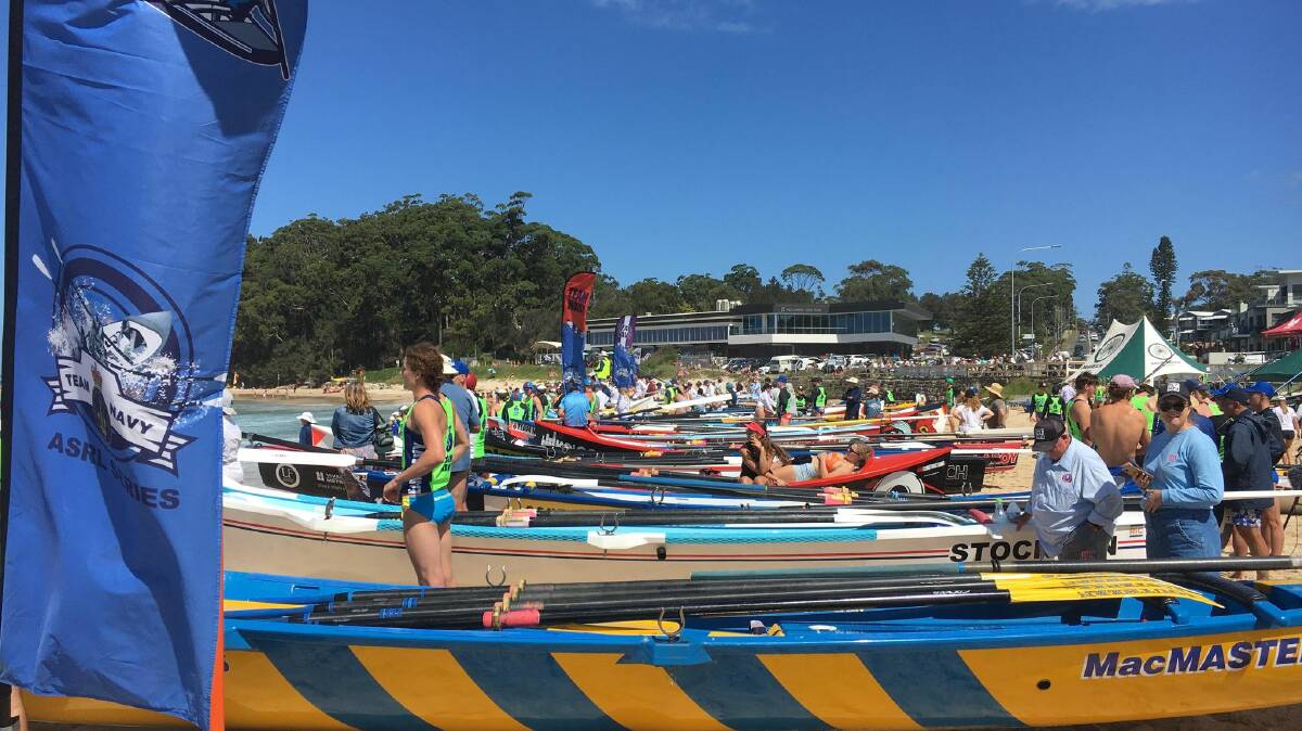The three-day event saw 290 surf boat crews compete at Mollymook Beach. Photo supplied.
