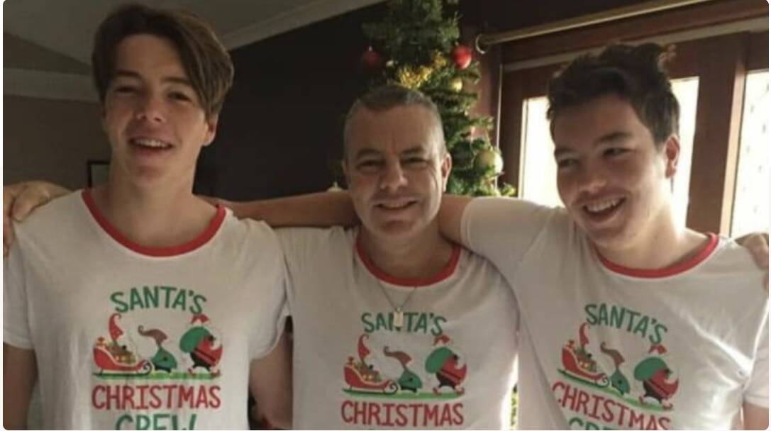CAMPAIGN: South Coast resident Jason Treweeke, pictured with sons Cooper (left) and Harrison (right), was recently diagnosed with throat cancer, which has spread to his liver. Picture: Supplied