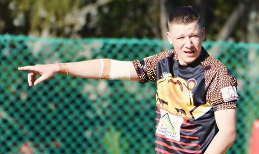 Cooper Winkelbauer playing for the Mount Warrigal Kooris in 2020. Photo: Supplied