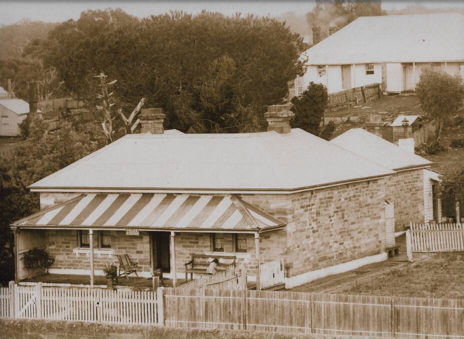 HISTORIC: 'Troopers Cottage' (pictured circa 1890) as the home is known locally, was built in 1878 as Berrima's first police station. Picture: Supplied