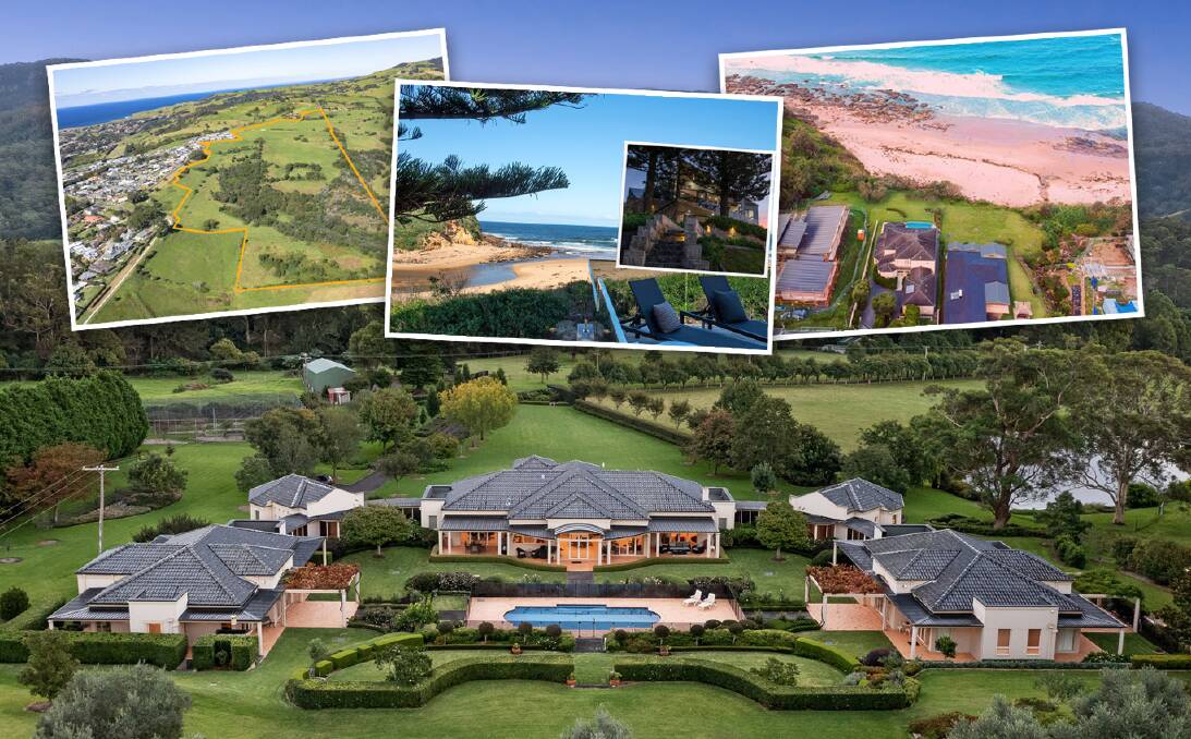 HOT PROPERTY: Some of the high-profile sales that have occurred throughout the Illawarra and South Coast so far in 2021. Pictures: Supplied