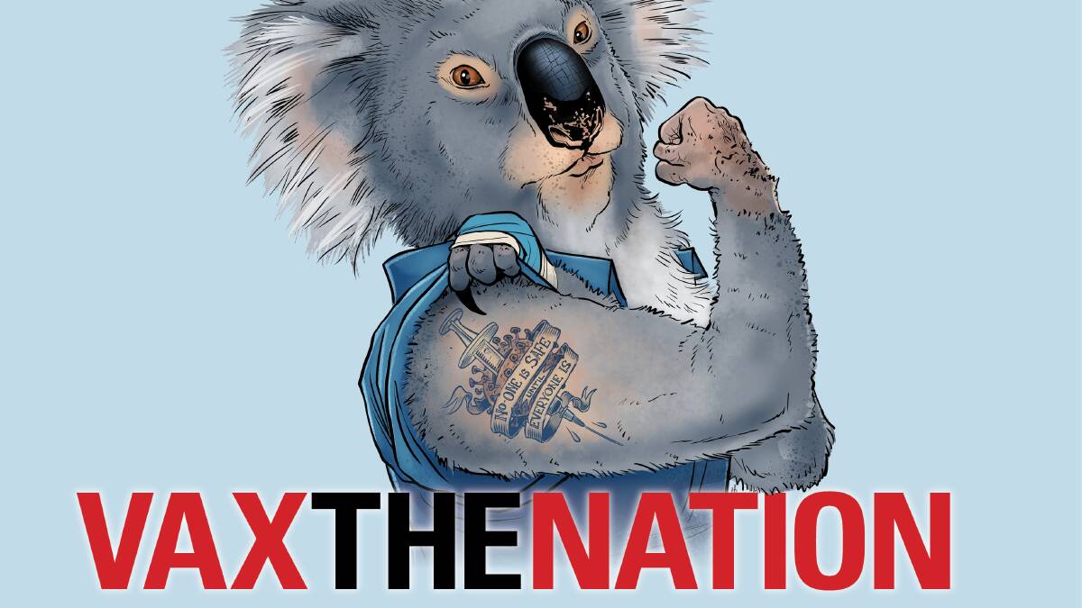 ACM has launched a campaign titled Vax The Nation. Cartoon: David Pope