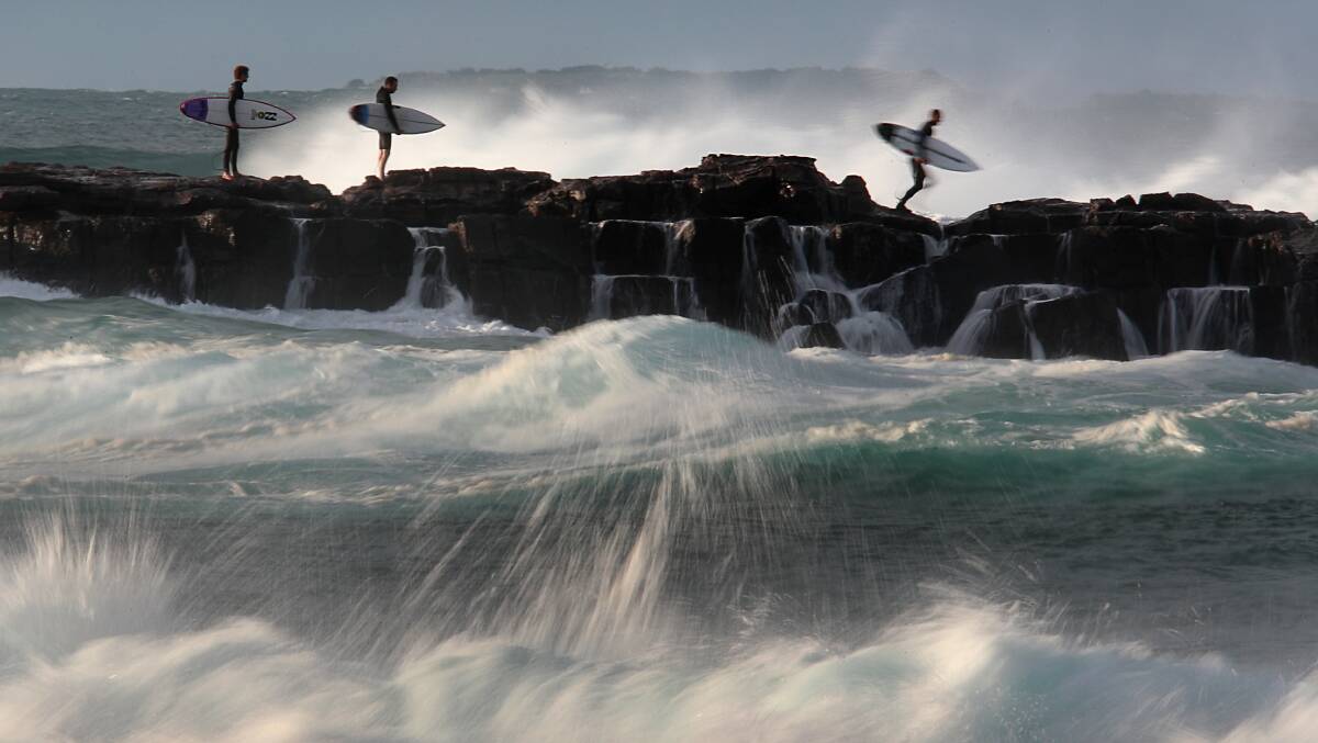 Shellharbour has long been known for its numerous top surf breaks and big waves. Picture: SYLVIA LIBER.
