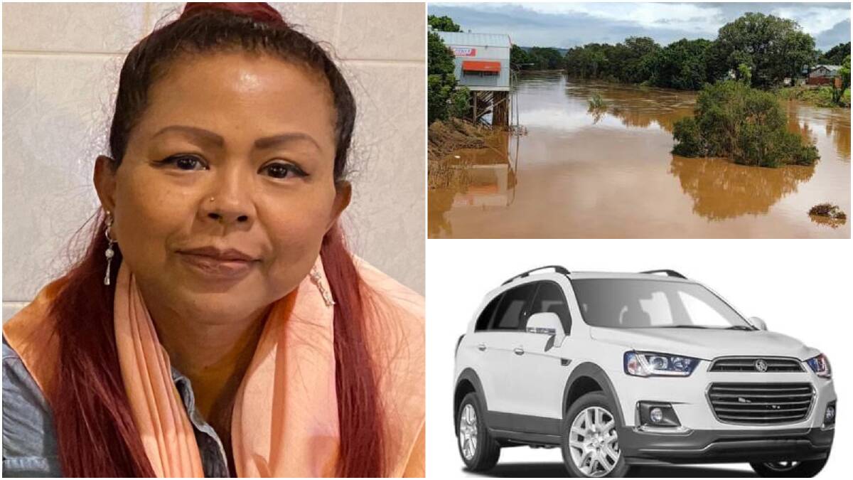 Police are searching for aged care nurse Alina Brakel, from Nowra, after reports a woman had been trapped in her vehicle by floodwaters on Wyrallah Rd at Monaltrie, south of Lismore last night.