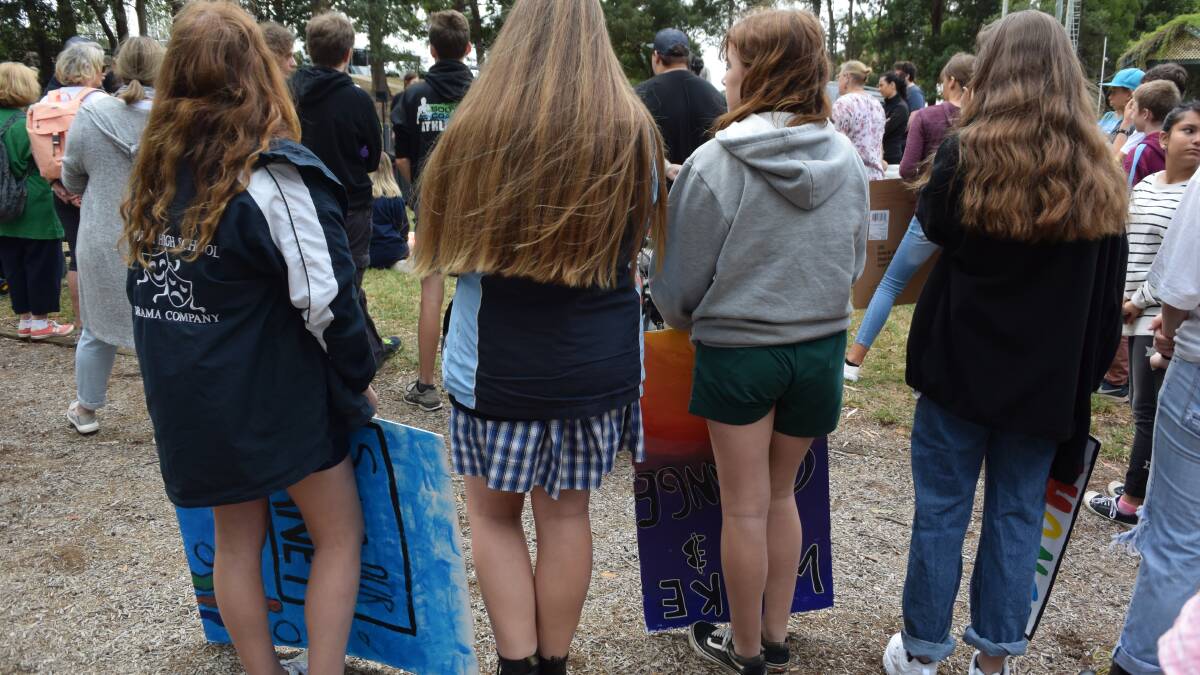 'It's our future': Striking students' climate plea