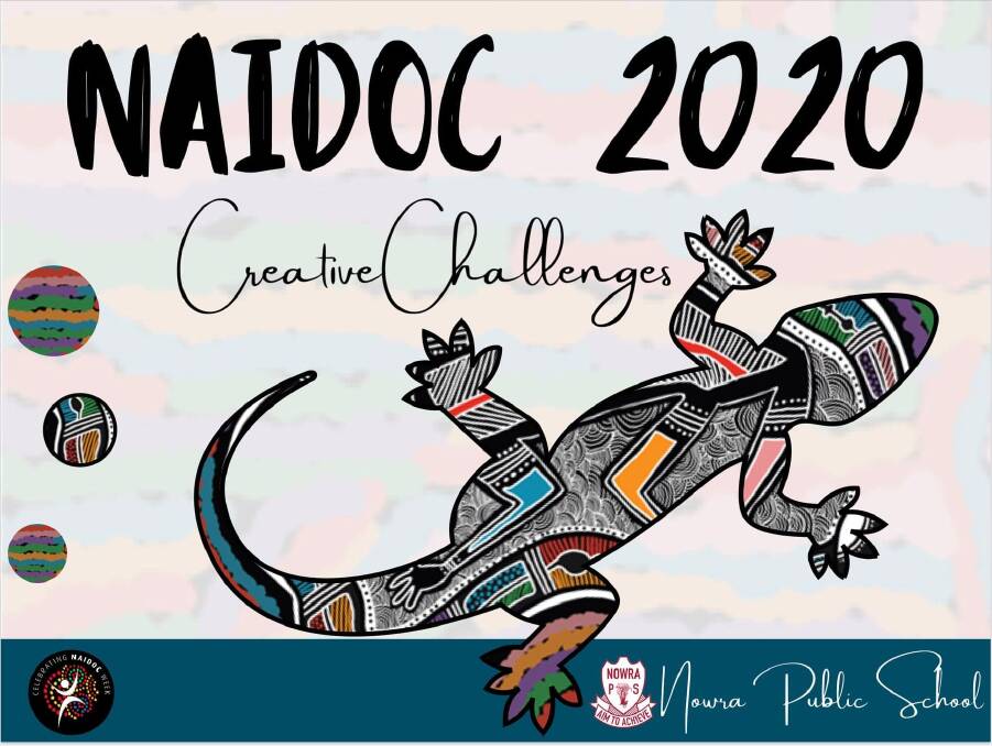 The cover page of Nowra Public School's Naidoc 2020 digital book.