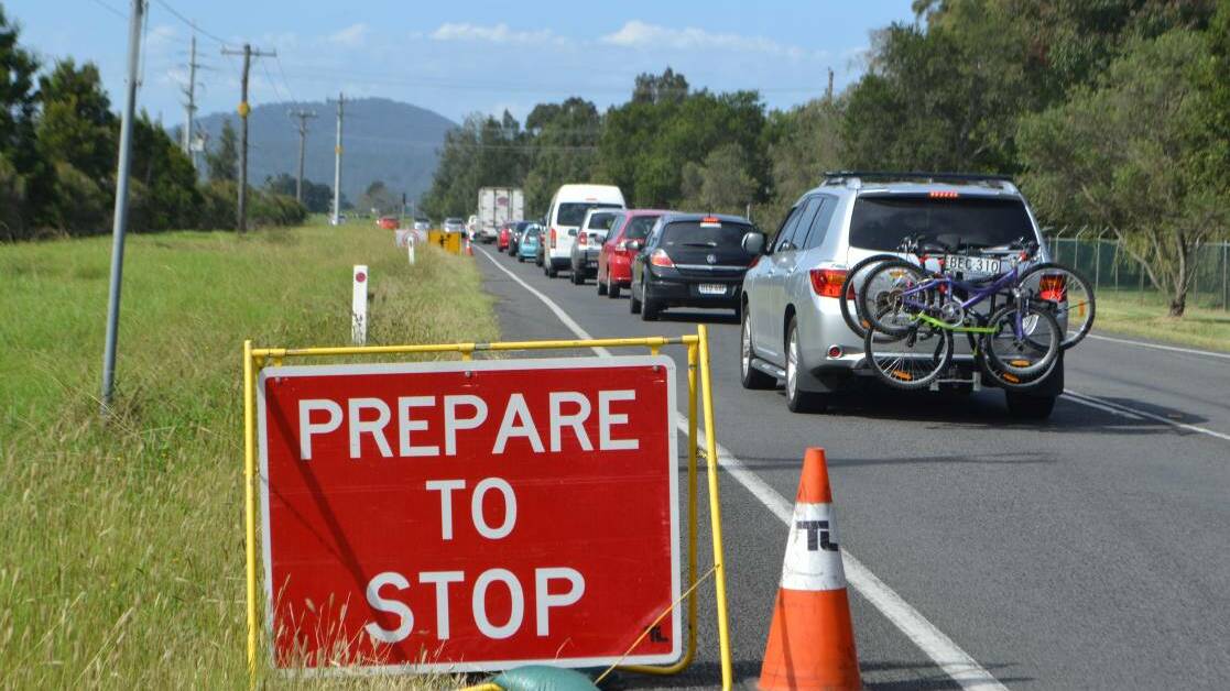 Truck breakdown on Moss Vale Road, allow extra travel time