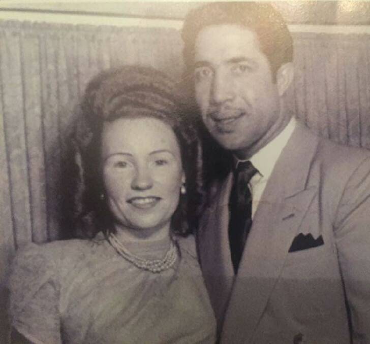 Bev and William Sherwood early in their marriage.