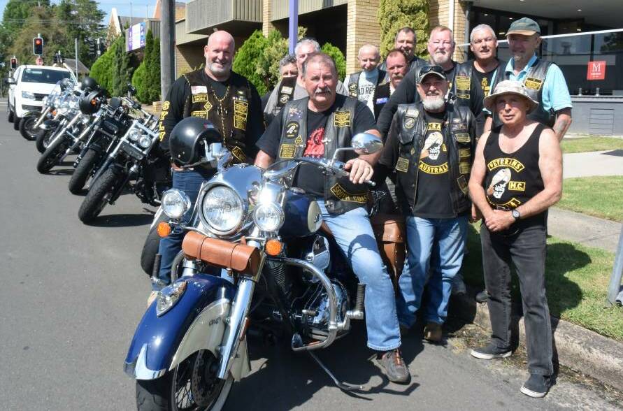  Members of the South Coast Veterans Motorcycle Club.