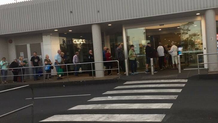 Line out the door at Nowra Stockland, as Coles, Woolworths introduce seniors hour