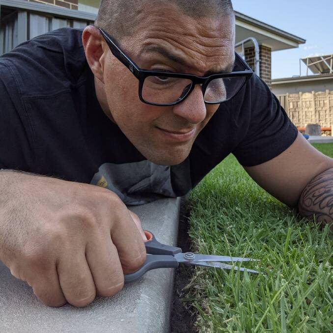 You can put the scissors away- lawn lover Sam Bruzzese has easier methods to keep your yard lookinch schmick.