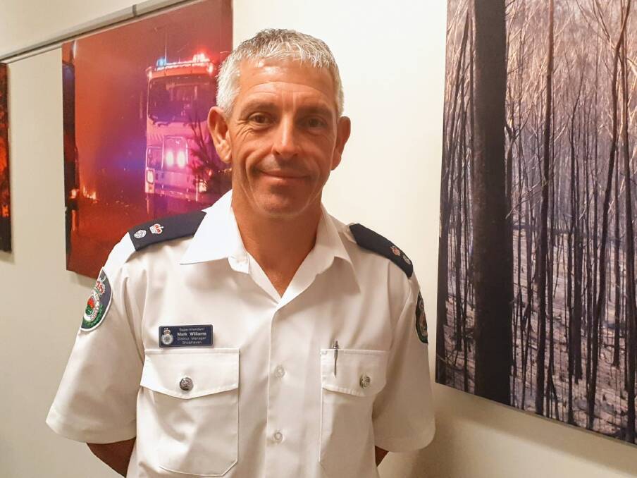 HARD CHOICES: Mark Williams, RFS district manager for the Shoalhaven, was incident controller for the Currowan fire.