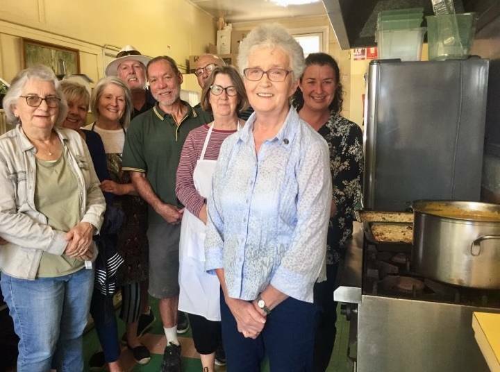 Volunteers at the Nowra Soup Kitchen.