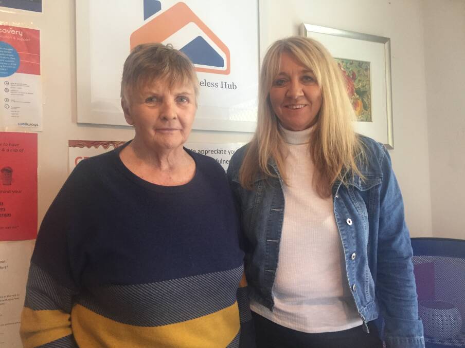 Kerri Snowden and Julie Bugden work at the Nowra Homeless Hub. They say there needs to be more social housing in the Shoalhaven.