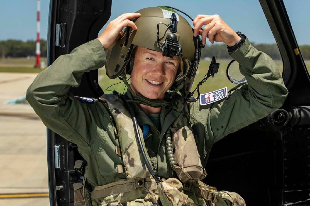 Royal Navy exchange Aviation Warfare Officer Lieutenant Hannah Best. 