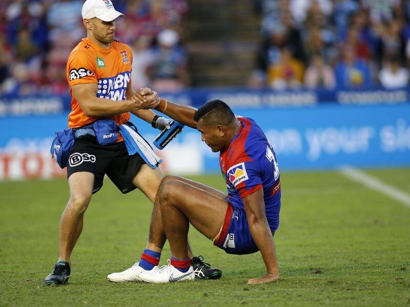 Daniel Saifiti is expected to miss a month of NRL action for Newcastle due to injury.