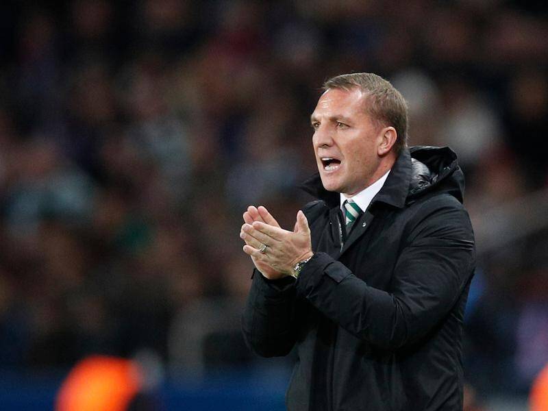 Leicester City's Brendan Rodgers has hosed down speculation linking him to the vacant Arsenal job.