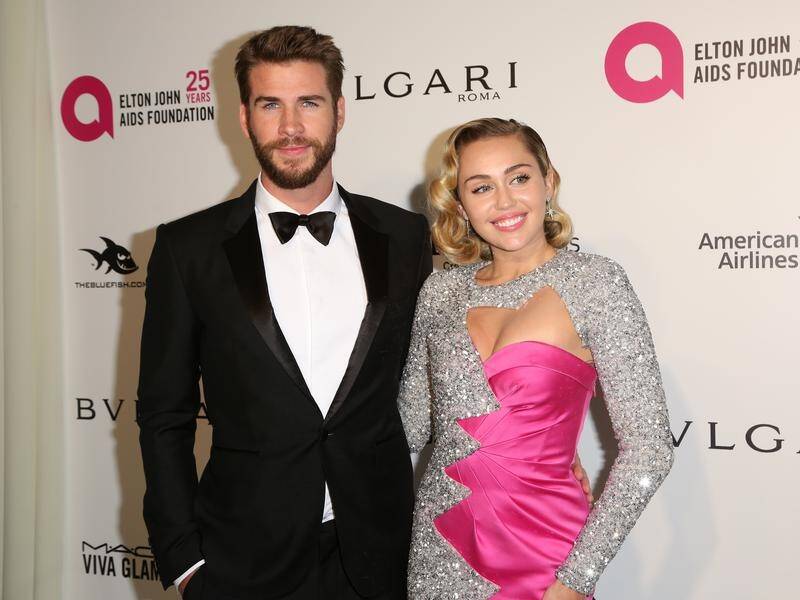 Liam Hemsworth appears to have shut down speculation of a split with fiance Miley Cyrus.