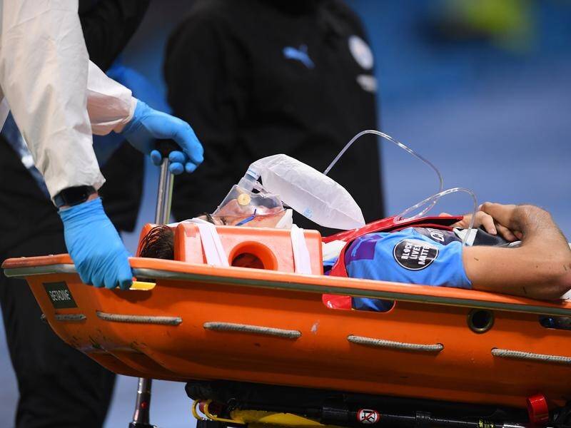 Eric Garcia has left hospital after the Manchester City was injured in an EPL clash with Arsenal.