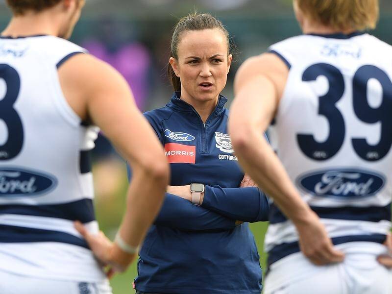 Former Geelong AFL assistant Daisy Pearce has been appointed coach of West Coast AFLW team. (Julian Smith/AAP PHOTOS)