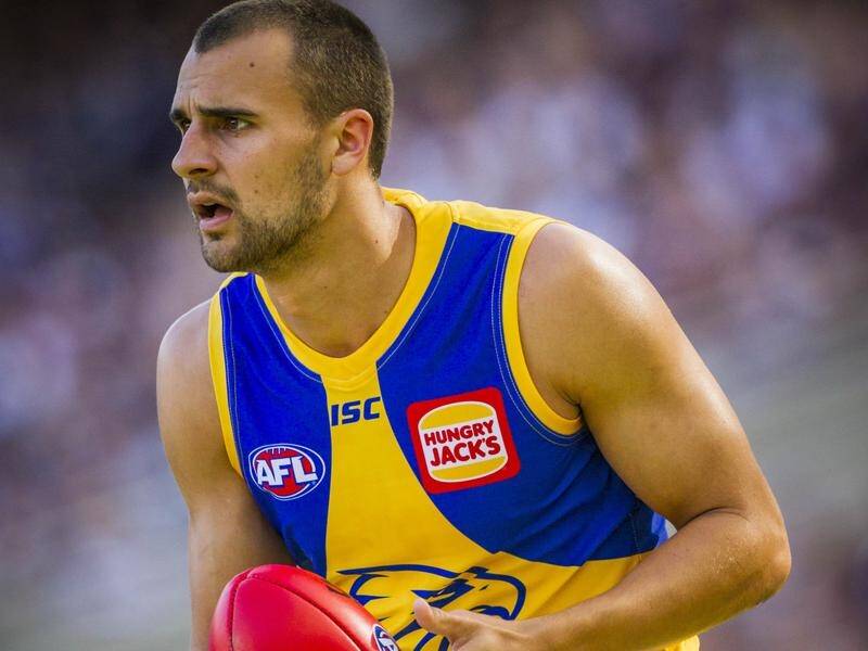 Dom Sheed has embraced the challenge of helping fill the void left by suspended Eagle Andrew Gaff.