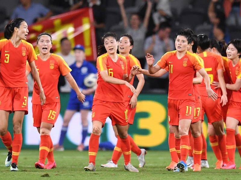 China will play the home leg of the Olympic qualifier playoff will South Korea in Sydney .