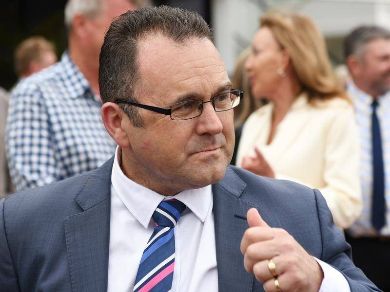 Trainer Robbie Griffiths has made an emotional but winning return to the racetrack after an illness.
