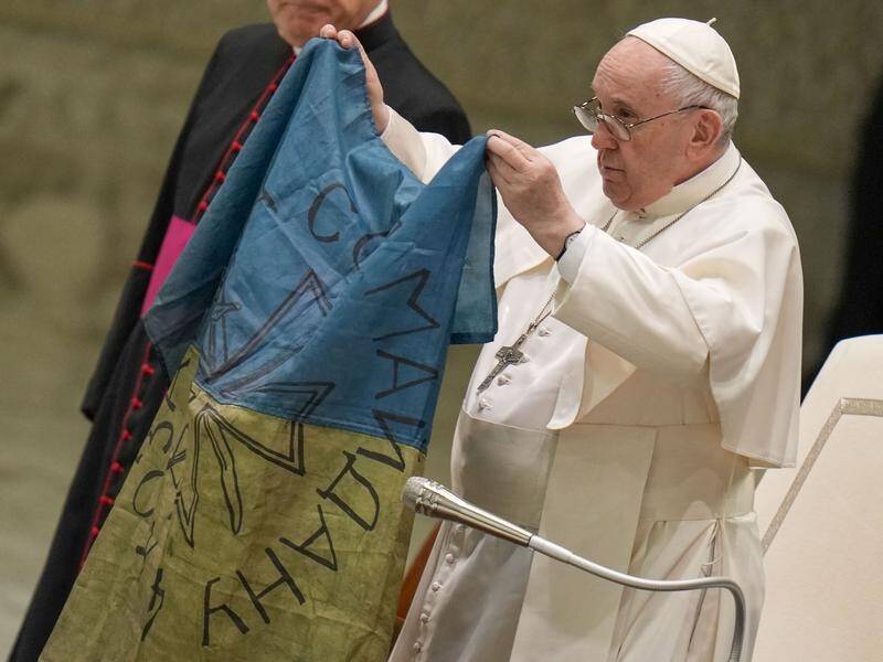 Pope Francis has been calling for peace in Ukraine since Russia's invasion in February.