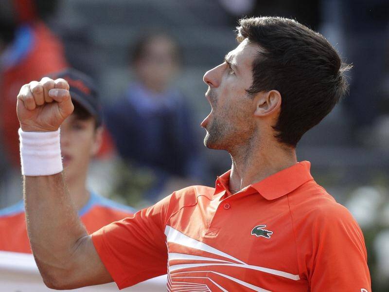 Novak Djokovic has his eyes on a non-calendar year grand slam sweep if he wins the French Open.