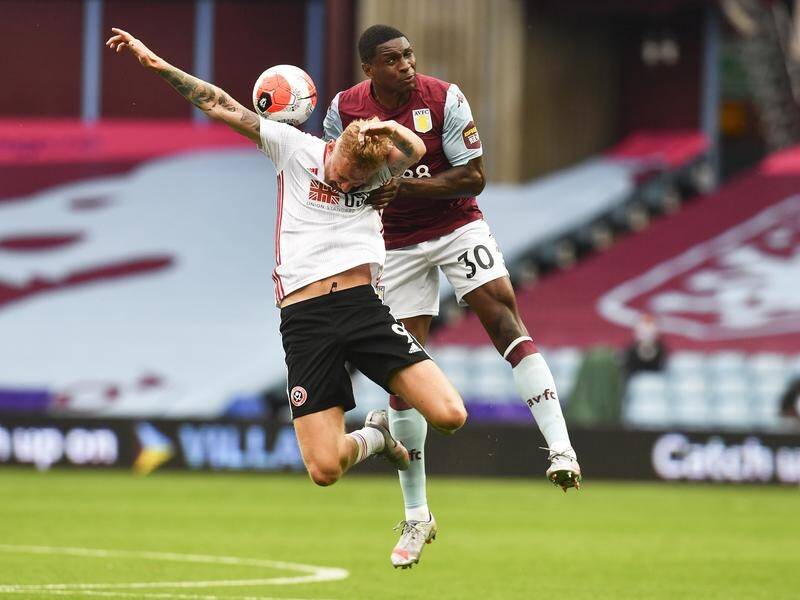 Sheffield United and Aston Villa played to a controversial goalless draw in the EPL's return clash.