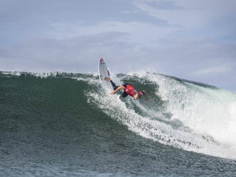Owen Wright was among the Australians to advance when WSL action resumed at Mereweather on Tuesday.