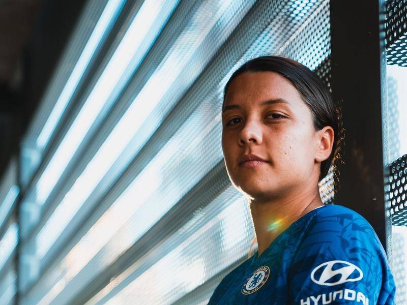 Sam Kerr has again collected English soccer's top award as the FWA Footballer of the Year (PR HANDOUT IMAGE PHOTO)