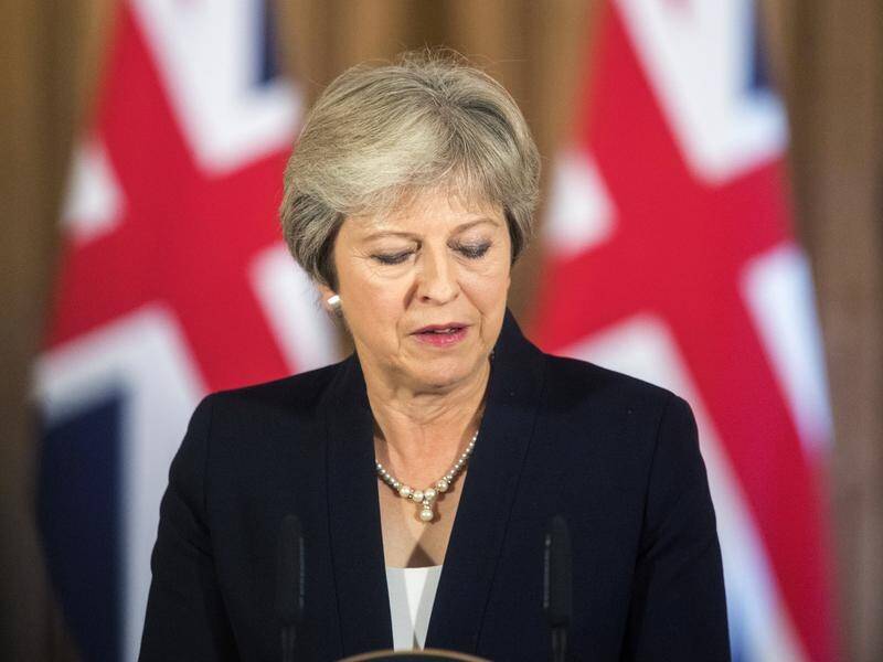 British Prime Minister Theresa May says "it is a time to hold our nerve" on Brexit.